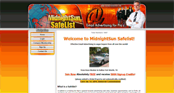Desktop Screenshot of midnightsunsafelist.com